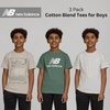 image:imageNew Balance Boys T Shirts 3 Pack  Graphic Tees for Boys Cotton Blend Crewneck Short Sleeve Kids Tshirts Size 820Dark JuniperOatmeal HeatherShipyard