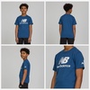 image:imageNew Balance Boys T Shirts 3 Pack  Graphic Tees for Boys Cotton Blend Crewneck Short Sleeve Kids Tshirts Size 820Dark Shoreline BlueBlackAthletic Grey Heather