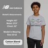 image:imageNew Balance Boys T Shirts 3 Pack  Graphic Tees for Boys Cotton Blend Crewneck Short Sleeve Kids Tshirts Size 820Dark Shoreline BlueBlackAthletic Grey Heather