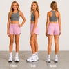 image:imageNew Balance Girls Athletic Shorts  2 Pack Active Performance Mesh Dolphin Running Shorts for Outdoor ActivitiesRaspberry Daybreak