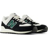 image:imageNew Balance Kids 574 Newb V2 Familiar Ground Hook and Loop SneakerBlackWhiteMarsh Green