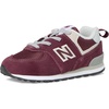 image:imageNew Balance Kids 574 Newb V2 Familiar Ground Hook and Loop SneakerBurgundyWhite