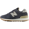 image:imageNew Balance Kids 574 Newb V2 Familiar Ground Hook and Loop SneakerCharcoal Black