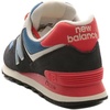 image:imageNew Balance Kids 574 Newb V2 Familiar Ground Hook and Loop SneakerPhantomBlue AgateBlast Red
