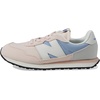 image:imageNew Balance Kids 574 Newb V2 Familiar Ground Hook and Loop SneakerQuartz PinkLight Arctic Grey