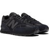 image:imageNew Balance Kids 574 Newb V2 Familiar Ground Hook and Loop SneakerTriple Black Eve Dark