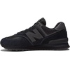 image:imageNew Balance Kids 574 Newb V2 Familiar Ground Hook and Loop SneakerTriple Black Eve Dark