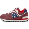 image:imageNew Balance Kids 574 V1 Neo Sole LaceupWashed BurgundyNb Navy