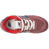 image:imageNew Balance Kids 574 V1 Neo Sole LaceupWashed BurgundyNb Navy