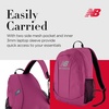image:imageNew Balance Laptop Backpack Commuter Travel Bag for Men and Women Burgundy 19 InchBurgundy