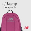 image:imageNew Balance Laptop Backpack Commuter Travel Bag for Men and Women Burgundy 19 InchBurgundy