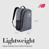 image:imageNew Balance Laptop Backpack Commuter Travel Bag for Men and Women Burgundy 19 InchGrey