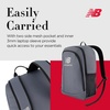image:imageNew Balance Laptop Backpack Commuter Travel Bag for Men and Women Burgundy 19 InchGrey