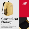 image:imageNew Balance Laptop Backpack Commuter Travel Bag for Men and Women Burgundy 19 InchTan
