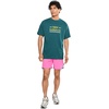 image:imageNew Balance Mens Linear Lines TShirtMedusa Green  Linear Lines