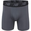 image:imageNew Balance Mens Mesh 5 NoFLY Boxer Brief 4PackBlackHiliteTeam RoyalLead