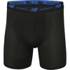 image:imageNew Balance Mens Mesh 5 NoFLY Boxer Brief 4PackBlackMagnetBlackTeam Royal
