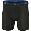 image:imageNew Balance Mens Mesh 5 NoFLY Boxer Brief 4PackBlackTeam RoyalBlackMagnet