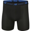 image:imageNew Balance Mens Mesh 5 NoFLY Boxer Brief 4PackBlackTeam RoyalBlackMagnet
