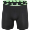 image:imageNew Balance Mens Mesh 5 NoFLY Boxer Brief 4PackBlackVivid GreenLeadBlack