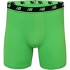 image:imageNew Balance Mens Mesh 5 NoFLY Boxer Brief 4PackBlackVivid GreenLeadBlack