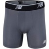 image:imageNew Balance Mens Mesh 5 NoFLY Boxer Brief 4PackLeadPigmentBlack