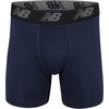 image:imageNew Balance Mens Mesh 5 NoFLY Boxer Brief 4PackPigmentTeam RedLeadBlack