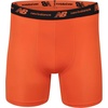 image:imageNew Balance Mens Mesh 5 NoFLY Boxer Brief 4PackTeam NavyLight Navy PrintTeam OrangeBlack