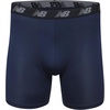 image:imageNew Balance Mens Mesh 5 NoFLY Boxer Brief 4PackThunderMaldives BlueTeam RoyalPigment