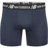 image:imageNew Balance Mens Performance Boxer Briefs Moisture Wicking Lightweight Breathable Underwear Tagless 6 PackBlackNavyOrangeBlackNavyArctic