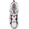 image:imageNew Balance Unisex Adult 408WhiteSilver MetallicShadow Red