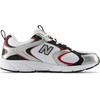 image:imageNew Balance Unisex Adult 408WhiteSilver MetallicShadow Red