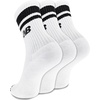 image:imageNew Balance Unisex Adult Organic Cotton Crew amp Midcrew Socks  3 Pairs  Arch SupportWhite Stripe