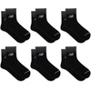 image:imageNew Balance Unisex Adult Performance Cushioned Ankle Socks  6 Pairs  Moisture WickingBlack