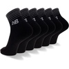 image:imageNew Balance Unisex Adult Performance Cushioned Ankle Socks  6 Pairs  Moisture WickingBlack