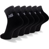 image:imageNew Balance Unisex Adult Performance Cushioned Ankle Socks  6 Pairs  Moisture WickingBlack