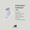 image:imageNew Balance Unisex Adult Performance Cushioned Ankle Socks  6 Pairs  Moisture WickingBlack