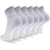 image:imageNew Balance Unisex Adult Performance Cushioned Ankle Socks  6 Pairs  Moisture WickingWhite
