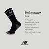 image:imageNew Balance Unisex Adult Performance Cushioned Crew Socks  6 amp 12 Pairs  Moisture WickingBlack 12 Pairs