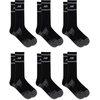 image:imageNew Balance Unisex Adult Performance Cushioned Crew Socks  6 amp 12 Pairs  Moisture WickingBlack 6 Pairs