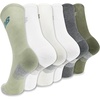image:imageNew Balance Unisex Adult Performance Cushioned Crew Socks  6 amp 12 Pairs  Moisture WickingGreen Assorted