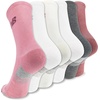 image:imageNew Balance Unisex Adult Performance Cushioned Crew Socks  6 amp 12 Pairs  Moisture WickingPink Assorted