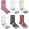 image:imageNew Balance Unisex Adult Performance Cushioned Crew Socks  6 amp 12 Pairs  Moisture WickingPink Assorted