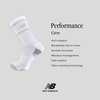 image:imageNew Balance Unisex Adult Performance Cushioned Crew Socks  6 amp 12 Pairs  Moisture WickingWhite 12 Pairs