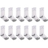 image:imageNew Balance Unisex Adult Performance Cushioned Crew Socks  6 amp 12 Pairs  Moisture WickingWhite 12 Pairs