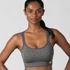 image:imageNew Balance Womens Seamless Strappy Sports Bra 3 Pack  Wirefree Athletic Bralette for Yoga Training and Comfort WearWhiteBlackGray