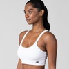 image:imageNew Balance Womens Seamless Strappy Sports Bra 3 Pack  Wirefree Athletic Bralette for Yoga Training and Comfort WearWhiteBlackGray