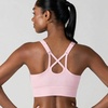 image:imageNew Balance Womens Seamless Strappy Sports Bra 3 Pack  Wirefree Athletic Bralette for Yoga Training and Comfort WearWhiteBlackPink