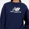 image:imageNew Balance Womens Sport Essentials Fleece Logo CrewNb Navy