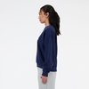 image:imageNew Balance Womens Sport Essentials Fleece Logo CrewNb Navy